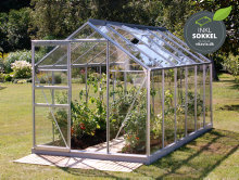 Växthus Venus 7500 Alu Glas Sockel 7,5 m² Vitavia